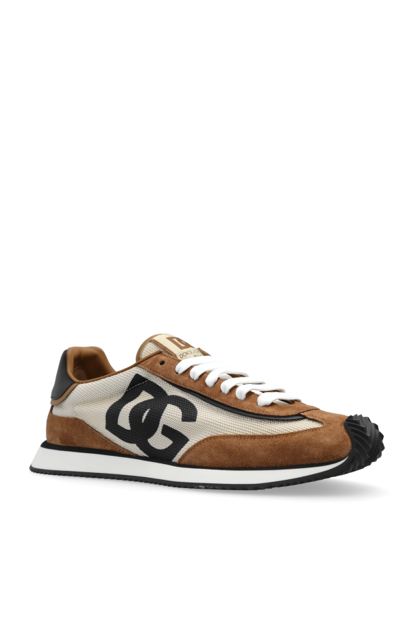 【関税＆送料込み】Dolce & Gabbana Mesh And Suede Dg Cushio Suede DG Cushion sneakers for men | Dolce&Gabbana®